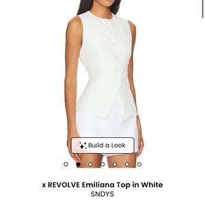 SNDY x Revolve Emiliana White Top